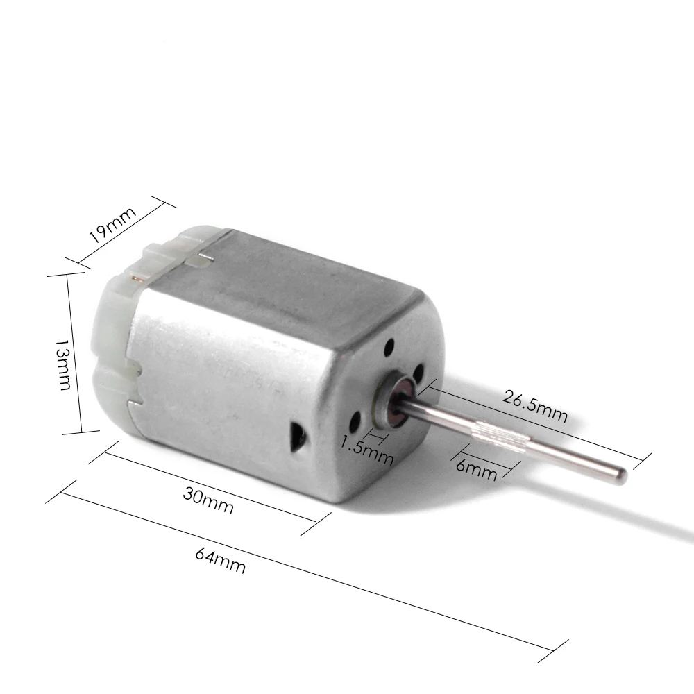 Автомобильный Дверной замок мотор 26 мм круглый плоский Вал автомобильный мотор зеркало заднего вида двигатель FC280PC FC-280 8-16 В