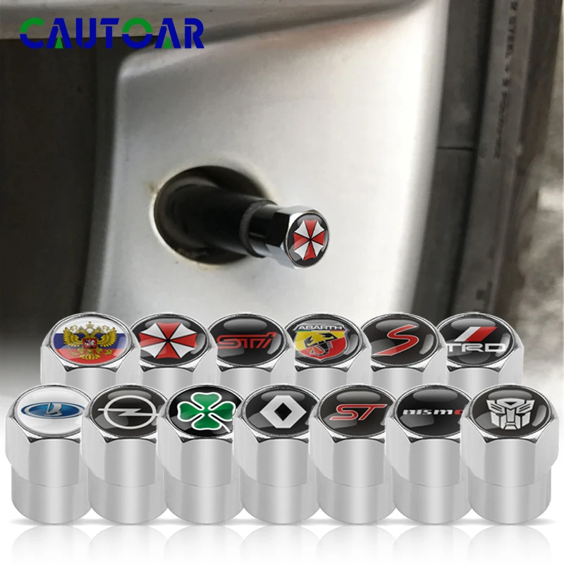 

4pcs/Lot Car Styling Wheel Tire Valves Tyre Air Caps Case For KIA OPEL Renault Subaru Ford Toyota Nissan lada Fiat BMW MINI