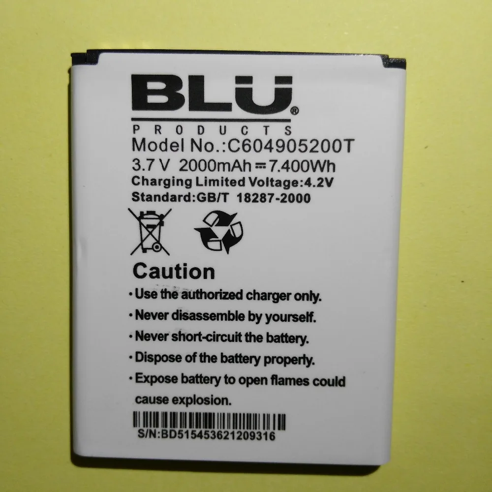 For BLU C604905200T battery 100% Original Mobile Phone Replacement Battery  For BLU Studio 5.0 D530 D530A SmartPhone batteries|battery for|smartphone  batterybattery for blu - AliExpress