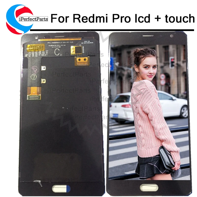 

1920*1020 For 5.5" Xiaomi Redmi Pro hongmi pro LCD Display Screen +Touch digitizer Black/gold/white For Redmi pro LCD
