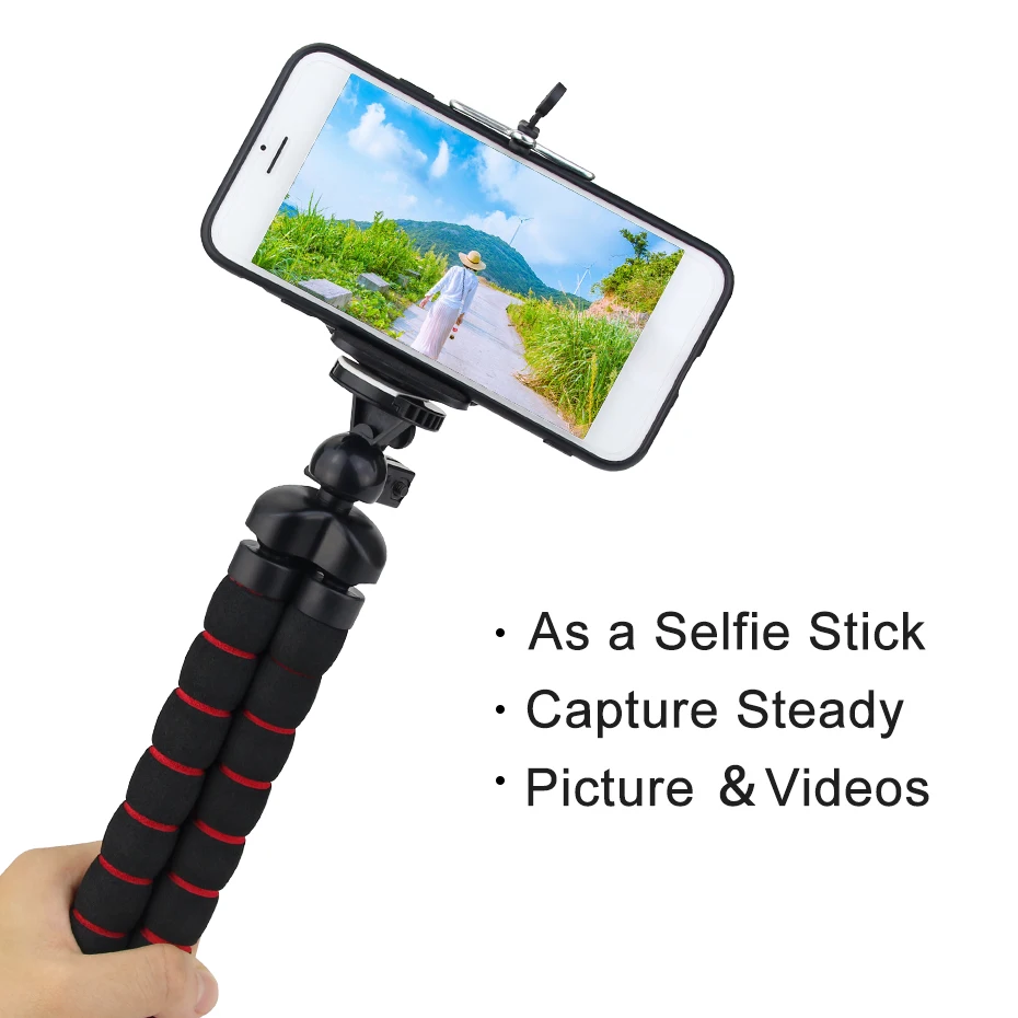 Мини штатив Гибкий Мобильный Gorillapod Осьминог штативы для iPhone GoPro DSLR камера s стол Спортивная экшн-камера черный