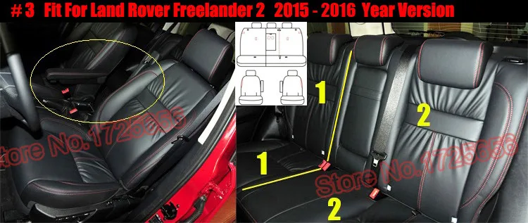 AutoDecorun пользовательские автомобильные чехлы для сидений для Land Rover freelander 2 чехлы на сиденья аксессуары, из искусственной кожи подушки сиденья протекторы