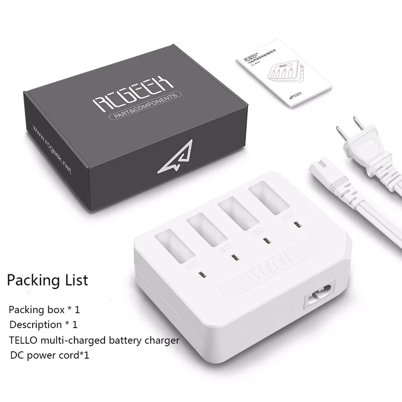 Зарядное устройство для аккумулятора DJI tello USB/DC/AC 4в1 многофункциональная