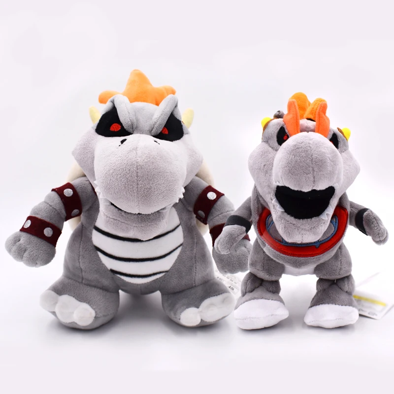 

2 Styles 2Pcs/Set Super Mario Bros 3D Land Bone Kuba Dragon Cartoon Plush Toys Anime Dolls Free Shipping