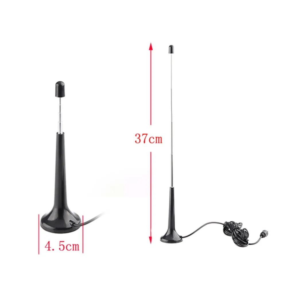

Home Telescopic antenna Tie rod aerial CD FM radio antenna sucker base 3meters cable with IEC connector NEW