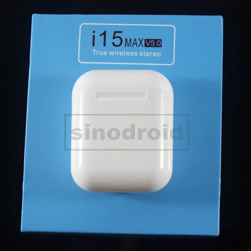 

i15 Max 5.0 Bluetooth Wireless Earphone Mini Touch Control Pop-up Window Stereo Bass Sports Earbuds For iPhone Xiaomi