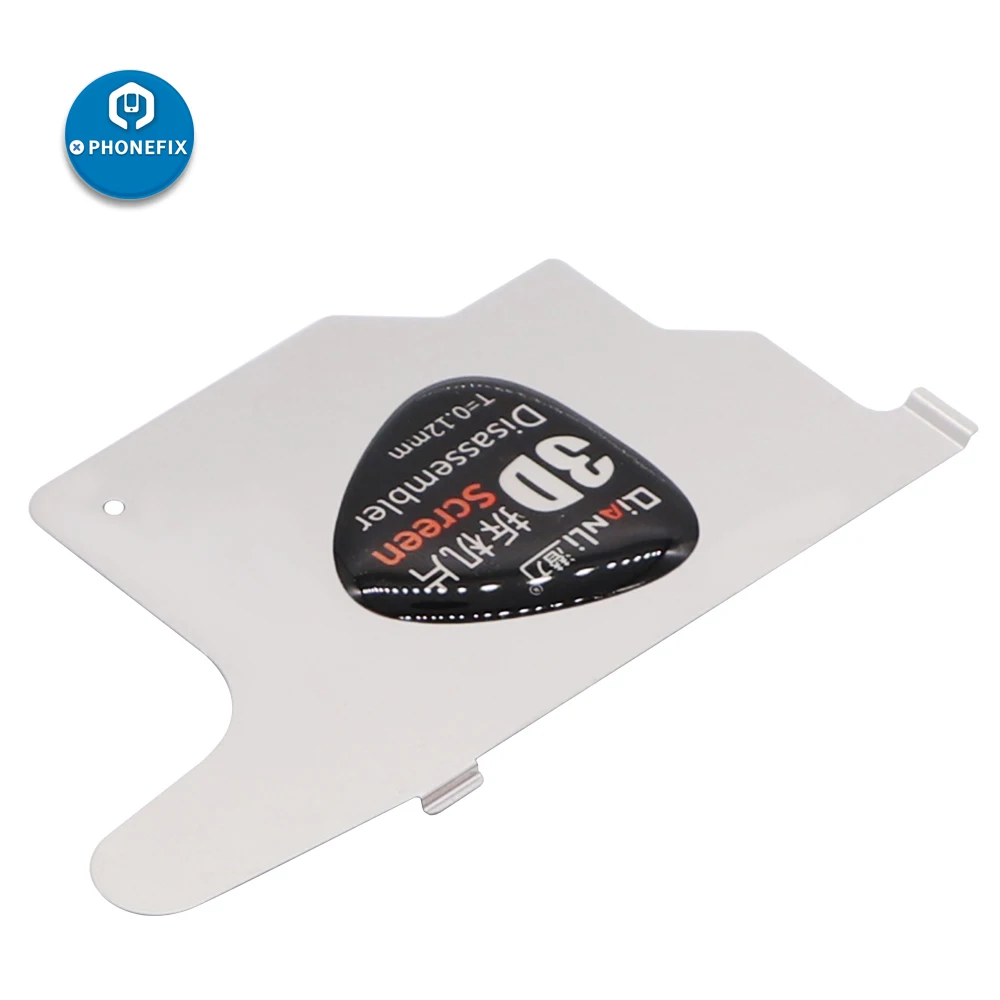 Shopping 5pcs 0,1 mm Ultra Dünner Edelstahl -stangenstangenentfernungskarte  Für Die Reparaturwerkzeuge Für Mobiltelefone in China