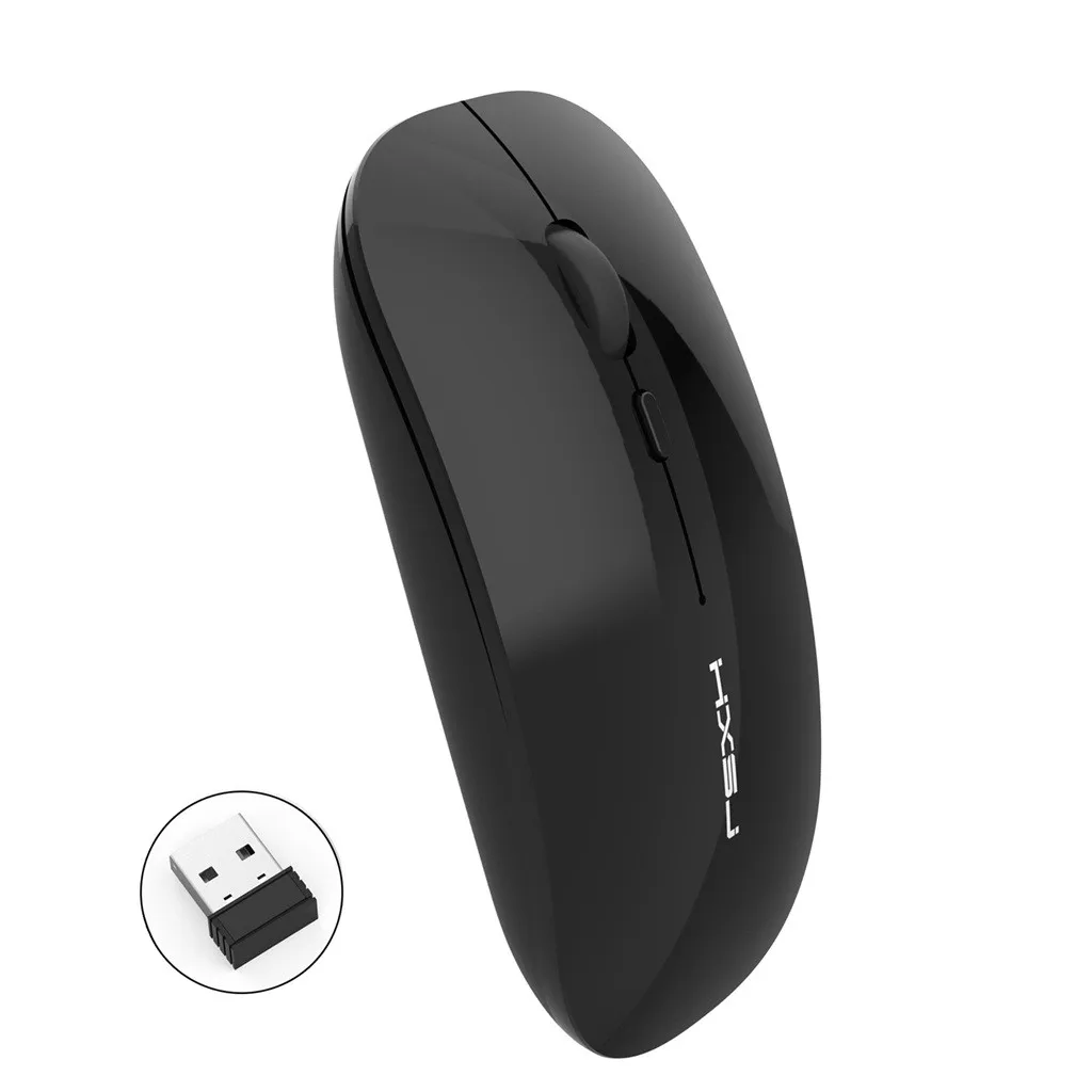 CARPRIE эргономичная 2,4 ГГц Беспроводная мини-мышь 1200 dpi USB+ type-C перезаряжаемая оптическая игровая мышь для ПК ноутбука 90711