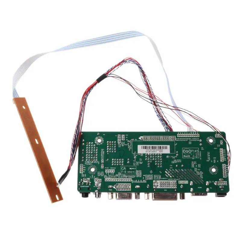 Плата контроллера ЖК HDMI DVI VGA Аудио пк модуль драйвера DIY Kit 15 6 &quotдисплей B156XW02 1366X768