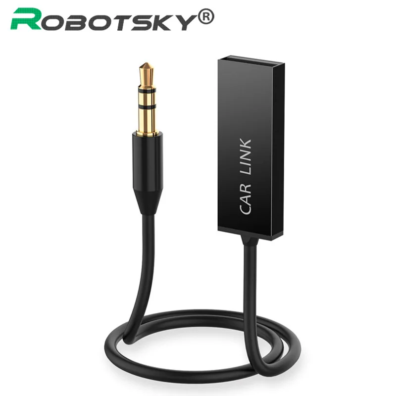 

3.5mm Stereo Music Wireless Receivers Bluetooth Receiver AUX Audio Cable For Car Speaker Headphone Bluetooth Adapter HandsFree