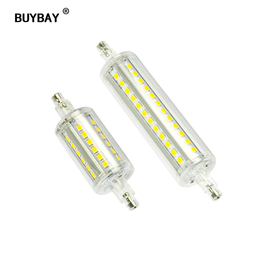 

R7S 220V LED 2835SMD Tube Bulb 78mm 118mm AC85-265V Aluminum Corn Bulb Led Lamp 7W 15W Energy Saving Light 110V R7S Tubo Lampada
