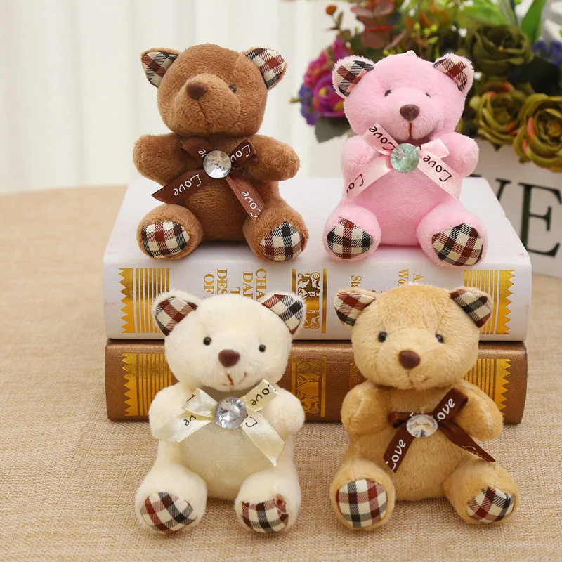 9CM-Popobe-Teddy-Bear-Cute-Plush-Toys-Bag-Keychain-Car-Key-Holder-for-Pendant-Doll-Kids