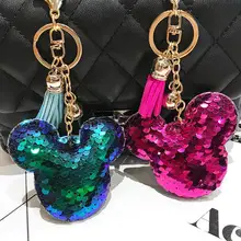 2pcs/lot Animal Mickey Keychain llaveros Leather Key chain Chaveiros Key Ring Men Women Bag Car Jewelry Gift цена 2pcs/lot Animal Mickey Keychain llaveros Leather Key chain Chaveiros Key Ring Men Women Bag Car Jewelry Gift цены онлайн