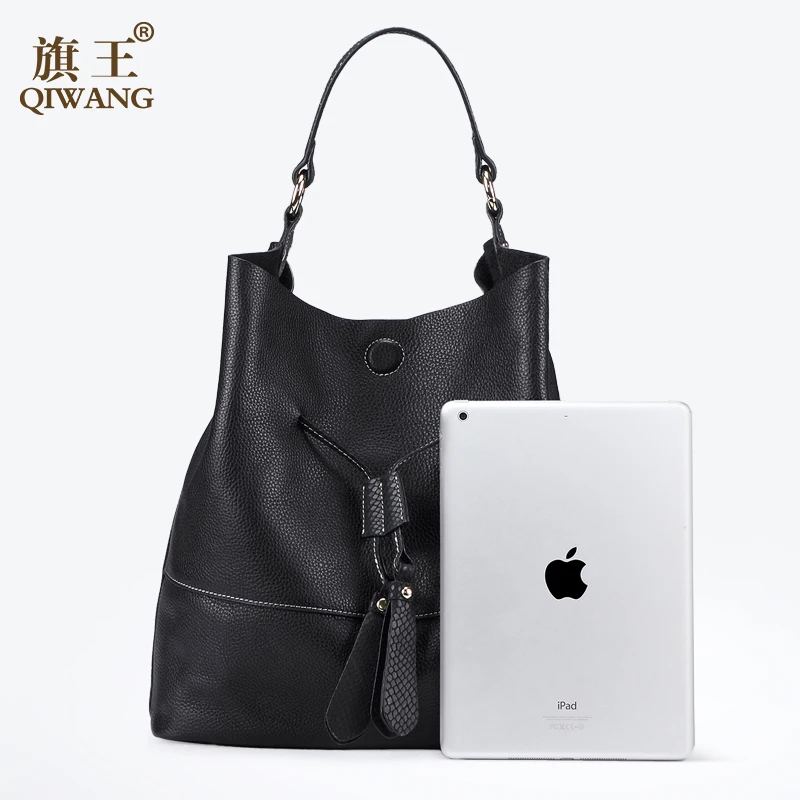 QIWANG Сумки из натуральной воловьей кожи брендовые дизайнерские модные женские сумки испанский бренд сумка-мешок сумка высокого качества
