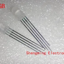 1000 шт. 5 мм 4 контакта RGB светодиодный общий катод трехцветные диоды рассеянные