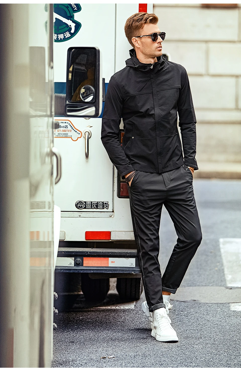 Enjeolon Топ бренд Модный бомбер толстовки куртки мужские с капюшоном черные мужские s куртки пальто толстовки куртка мужская классная одежда WT0222