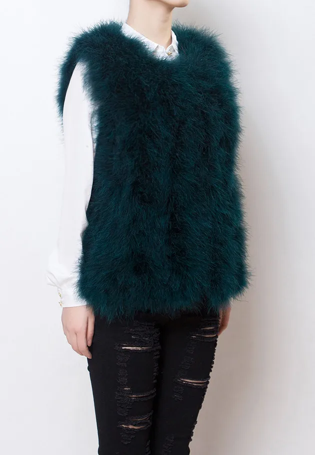 Fluffy-Fur-Fever-Vest-Forest-Green-Half-Side-e1425587322708