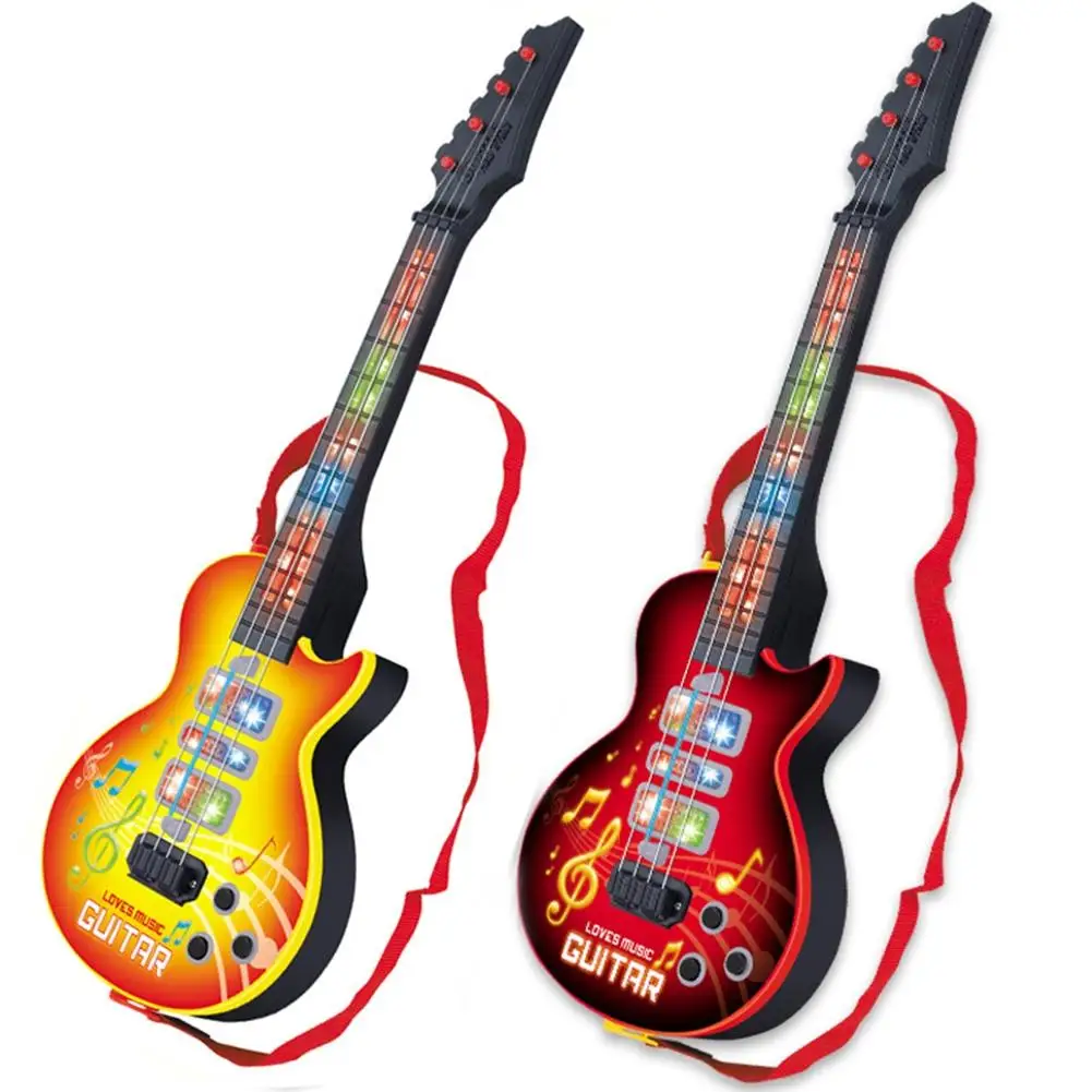 LeadingStar High Quality 4 Strings Music Electric Guitar Kids Musical