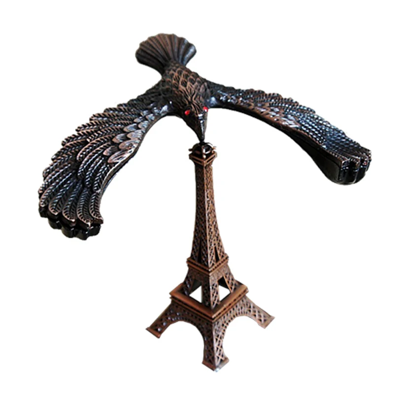 

Modern Animal Figurines Bird On Branch Ornament Vintage Bird Miniature Fairy Garden Home Decoration Accessories Balance Bird