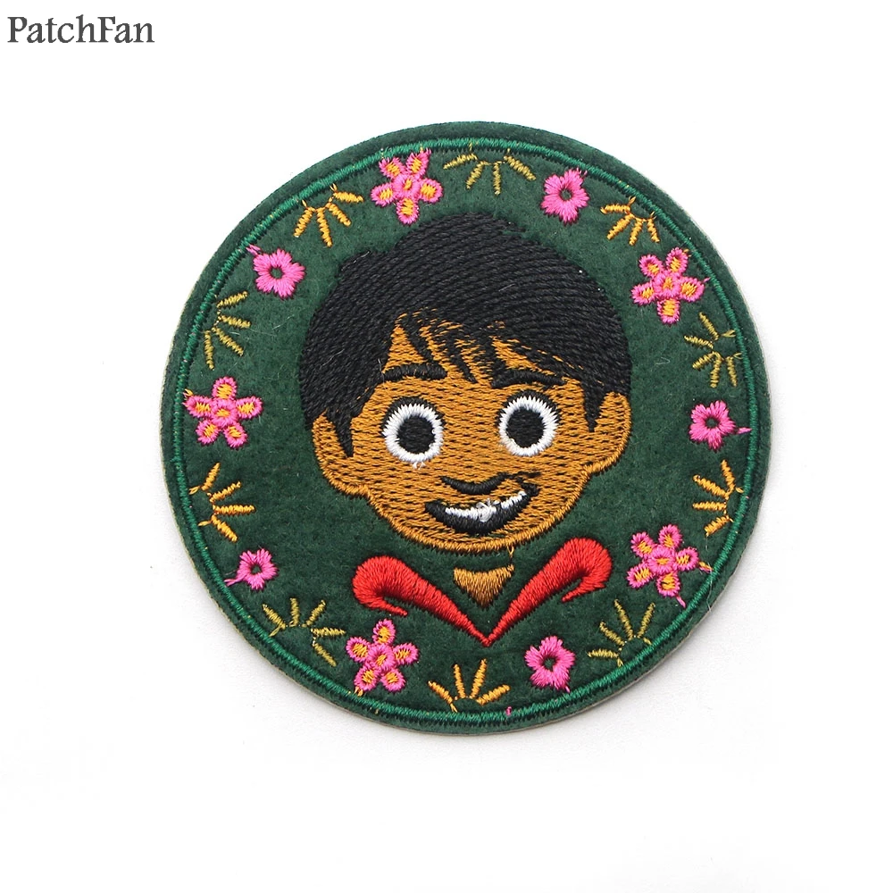 Patchfan Coco pixar Miguel аппликация в виде черепа наклейки швейная сумка Джерси para куртка одежда значки железная футболка A0818