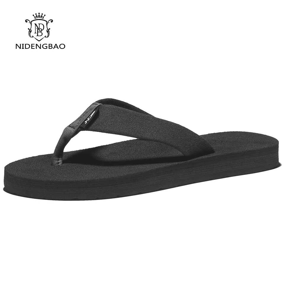 black platform slippers