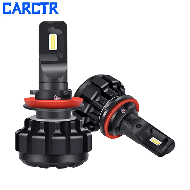 CARCTR 56 Вт 12 В автомобильная светодиодная лампа для фары H8 H9 H7 H4 H11Led 5600LM 9005 9006 9003 HB3 HB4
