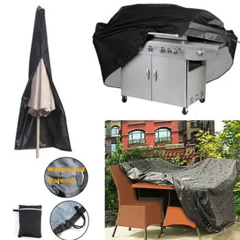 

Oxford Cloth Furniture Waterproof Dustproof Cover Outdoor Patio Garden Furniture Covers Chair BBQ Umbrella Dustproof Covers