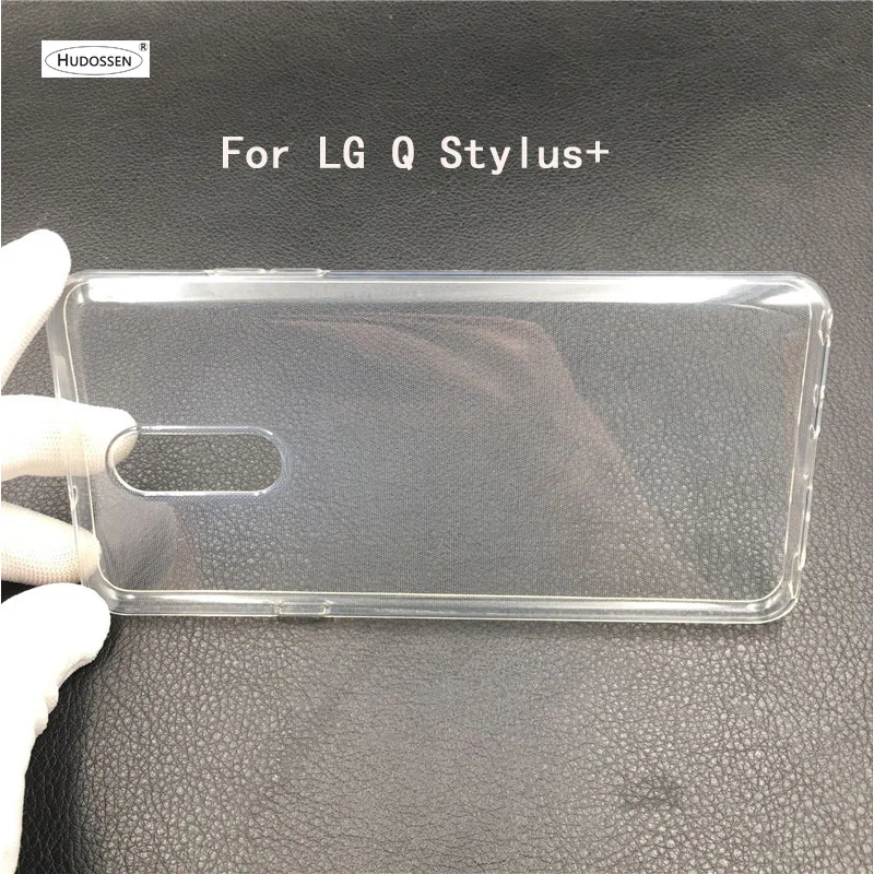 HUDOSSEN For LG Q Stylus+ Case Transparent Slim Silicone Soft TPU Stylus Protective Cover Accessories | Мобильные телефоны и