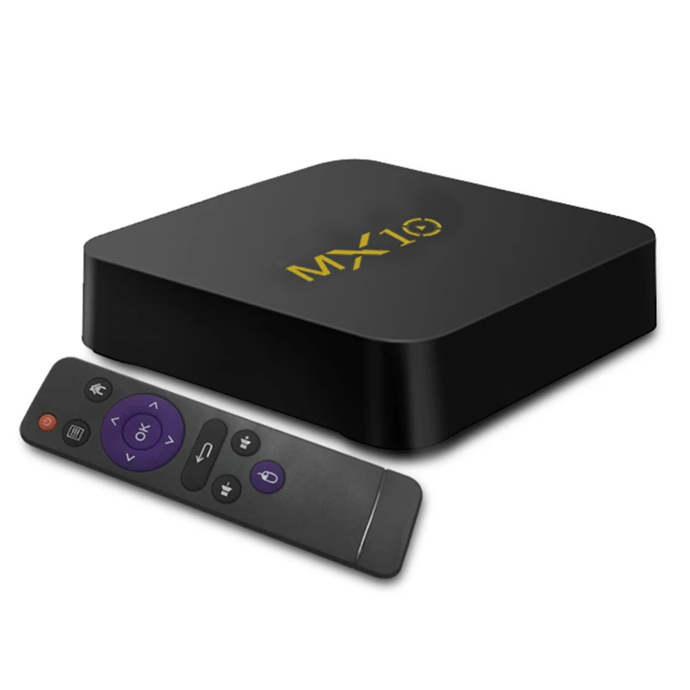 MX10 android tv box Android 9,0 RK3328 4K VP9 H.265 HDR10 USB3.0 4 ГБ/64 Гб DLNA Miracast WiFi LAN HD медиаплеер