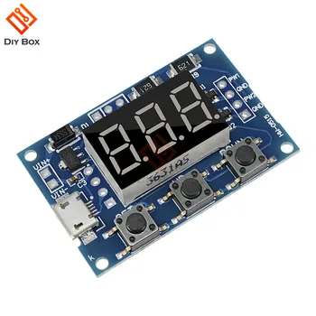 

DC 5-30V Micro USB 5V Power Independent PWM Generator 2 Channel Dual Way Digital LED Duty Cycle Pulse Frequency Board Module