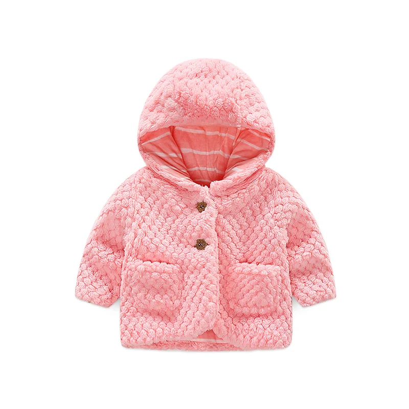 

I.K baby girls coats pretty pink solid toddler girls outwear fashion and casual cotton newborn girls clothes WT25055