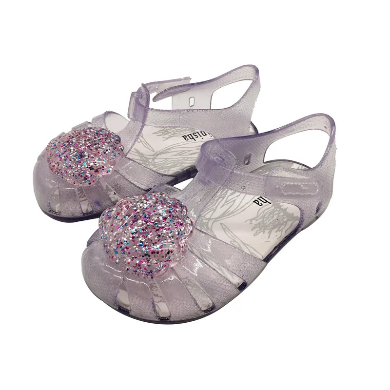 Мини Мелисса корпус для вспышки милые пластиковые сандалии девочек 2019 Новый