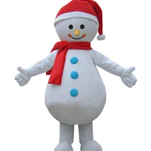 Костюмы для косплея, хорошее качество, дешевая цена, Eva, губчатая голова, взрослый Снеговик-талисман, костюмы на Рождество