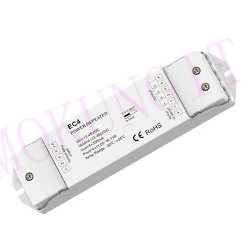 

4CH*350mA/4CH*700mA 12-48VDC CC Power Repeater EC4 Dimming/color temperature/RGB/RGBW 4in 1 Constant Current Power Amplifier