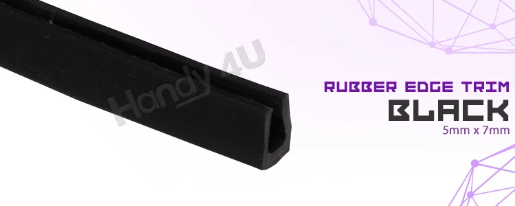 15ft Black Auto Rubber Seal PVC Edge Strip Trim Trunk Door Winow Lock Protective