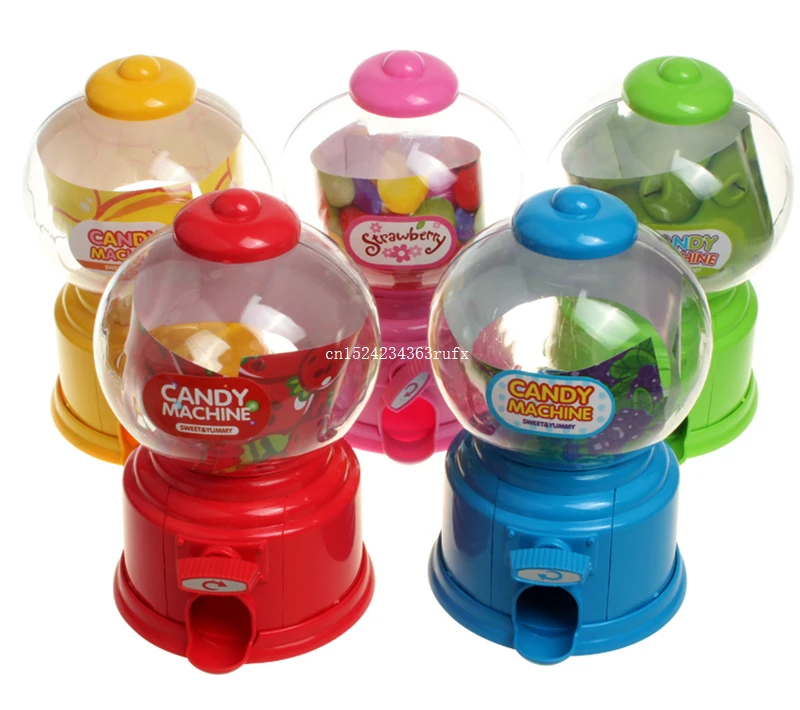 54pcs Plastic Mini Small Candy Machine Bubble Gumball Dispenser Coin Bank Kids Toy For Gumballs Peanuts And Snacks | Дом и сад