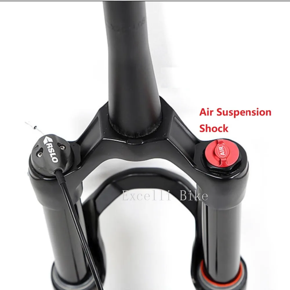 27.5inch 29er DH MTB Fork Air Suspension Line Contral Oil Lock 05