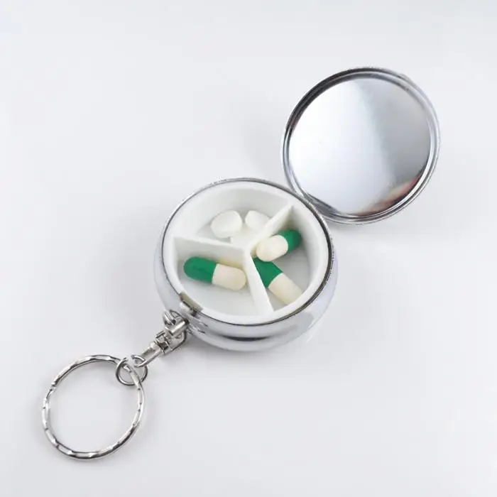 Таблетки медицина коробка для конфет Чехол Контейнер для витаминов металлический карман портативный органайзер SN-Hot