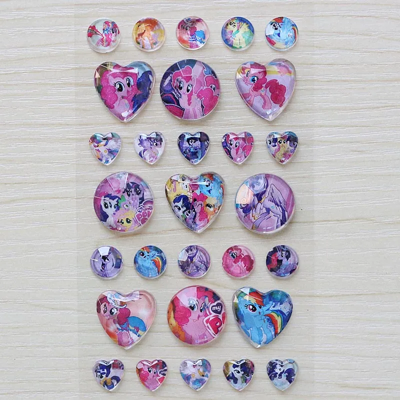 

1 pieces / lot Mickey elsa and Anna diamond 3D Stickers Micky Sophia Snow White Classic Toys for kids gift