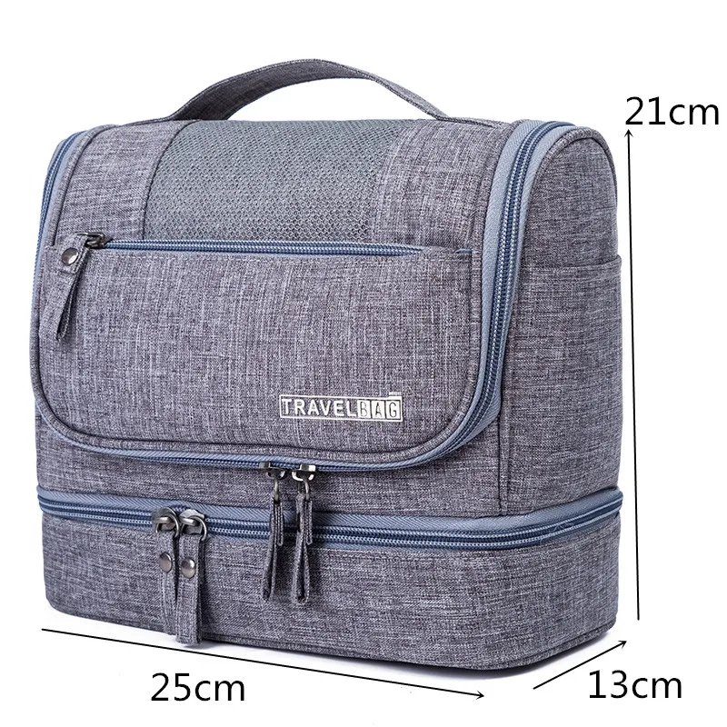 الرجال شنقا هوك حقيبة سفر لمستحضرات التجميل Necessarie كبيرة أدوات الزينة تخزين النساء ماكياج الغرور حالات المنظم الجمال غسل الحقيبة جديد