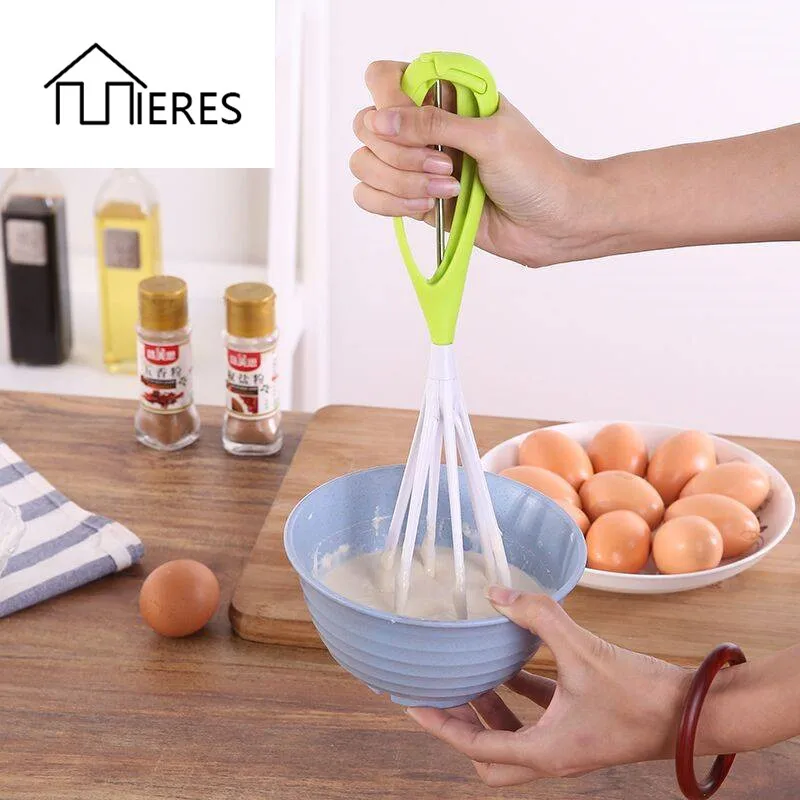 

Mieres Kitchen Twist Egg Beaters Hand Egg Mixer Whisk Cook Tools Blender Small Cake Mixer