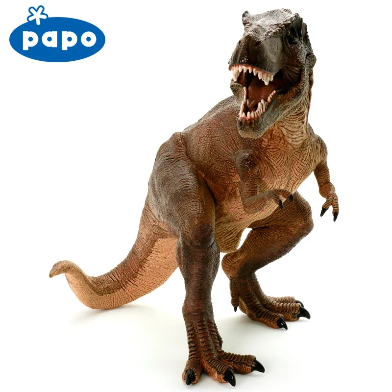 Papo Tyrannosaurus rex Имитация Динозавра Модель Коллекция в музее мир Юрского периода древние создания детские игрушки