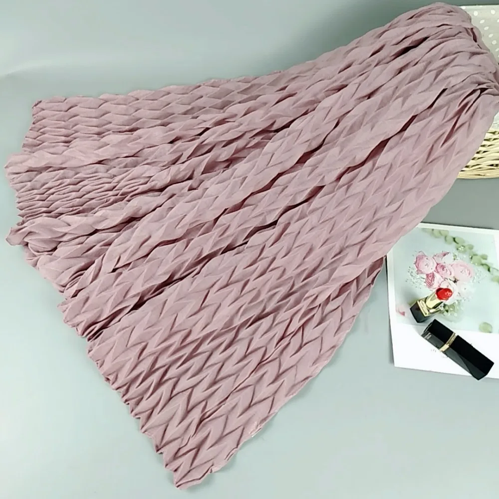M4 высокое качество обычная морщинка вискоза хиджаб обертывание шали шарфы для женщин Длинная обертывание повязка на голову 180*90 см