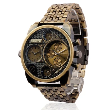 

Men Vintage Antique Casual Round Dial Alloy Band Sport Analog Quartz Wrist Watch