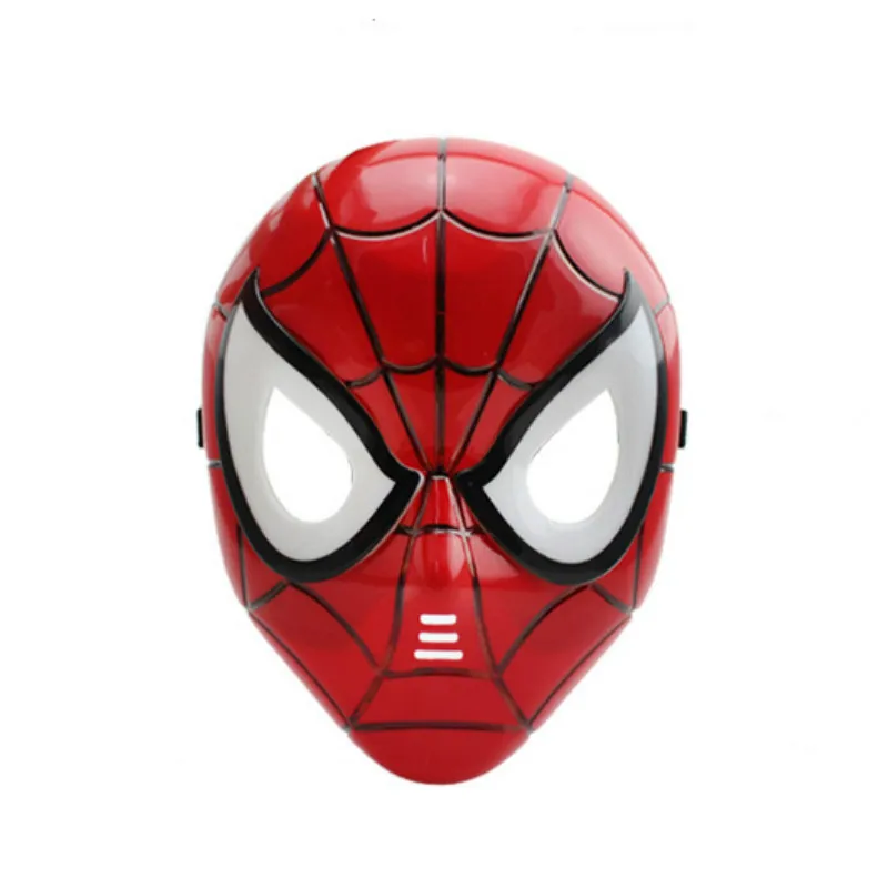200pcs/lots LED Glowing Avengers Super Hero Mask Hulk Batman Mask Spiderman Captain America Iron Man Mask Halloween Costume Mask