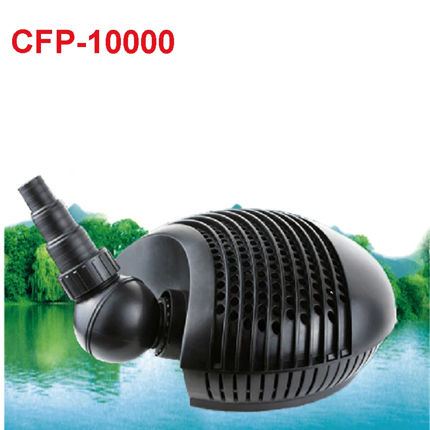 

CFP-10000 10000L/H silent Submersible Pump Garden Fish Pond Filter Water Pump 155W 220V 32MM 38MM 25MM Water Outlet Diameter