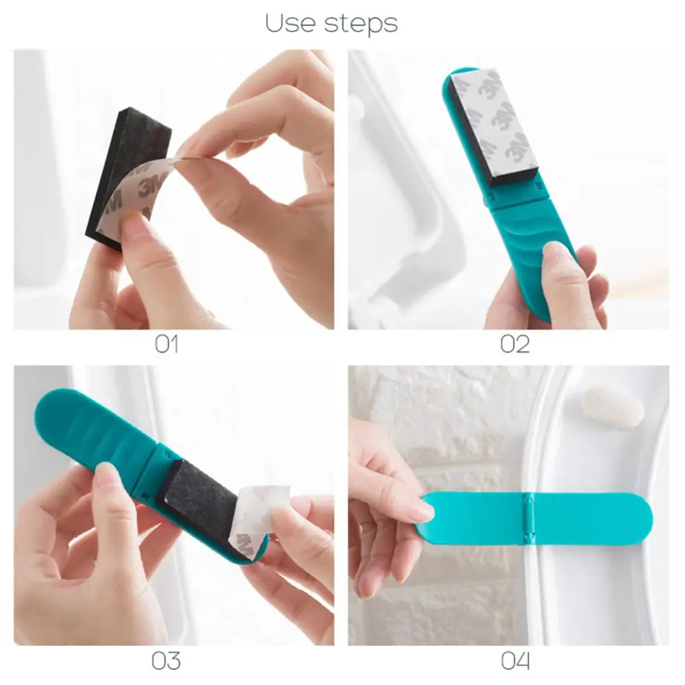 New Brand Portable Foldable Small Toilet Seat Cover Lifter Sanitary Closestool Seat Cover Lift Handle for Travel Home Bathroom