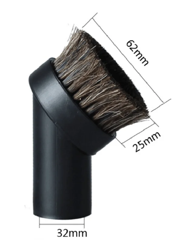 

Round Vacuum Cleaner Attachment Dusting Brush Tool Replacement 1.25" 1-1/4" 32mm