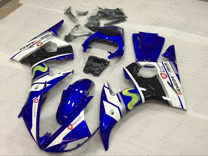 

Abs Fairing for YAMAHA YZFR6 2003 - 2005 Blue White Motorcycle Fairing YZF600 R6 03 04 Motorcycle Fairing YZFR6 04 05