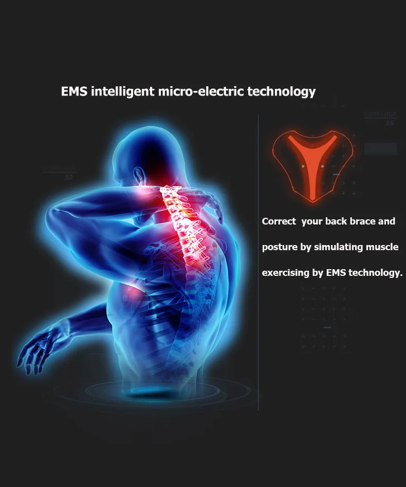 Профессиональный массажер для шеи, EMS устройство для отжима спины и плеч, устройство для массажа мышц шеи, электронное устройство для облегчения боли в спине и шее